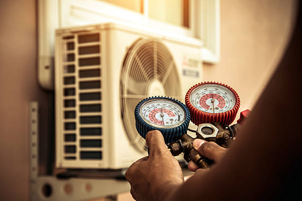 Professional Hvac technician working in Iberia, OH